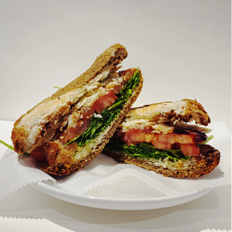 photo of a veggie sandwich